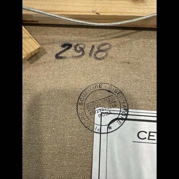 Marco Valeri Painting Fine Art 2002 Original Signed Oil Palette knife on canvas. - Picture 3 of 14